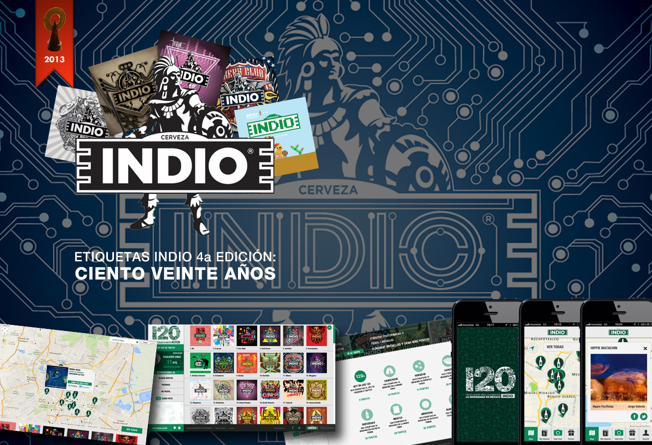 Cerveza Indio · 120 Aniversario